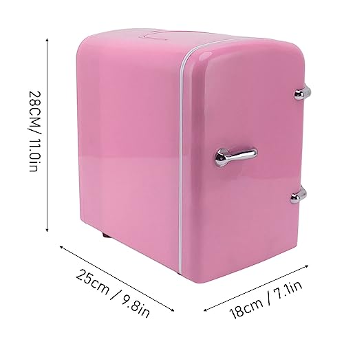 Tissting Mini Beauty Fridge 4L Capacity Portable Small Skincare Refrigerator Cosmetic Makeup Cooler Warmer Personal Refrigerator for Home, Office(#8)