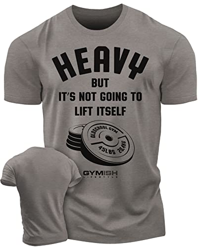 Lift Heavy Motivational Workout Shirts for Men Cool T-Shirt