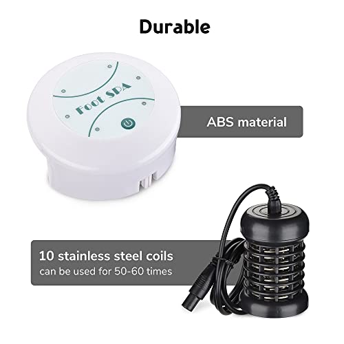 Personal Foot Cleanse Basin with Tub Array for Home Beauty Salon Spa Health Care Ionic Foot-Bath Machine