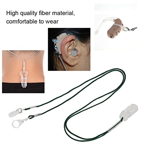 1 PCS Rope Ear Aids Rope Accessory Anti Dropping Silicone Rubber Sleeve Equipment with Storage Case Personal Care