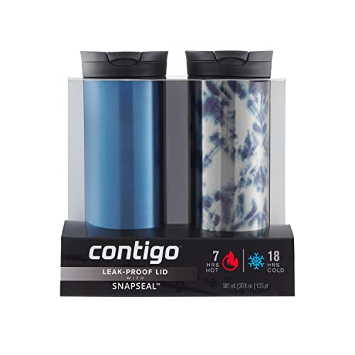 Contigo Huron Vacuum-Insulated Stainless Steel Travel Mug with Leak-Proof Lid
