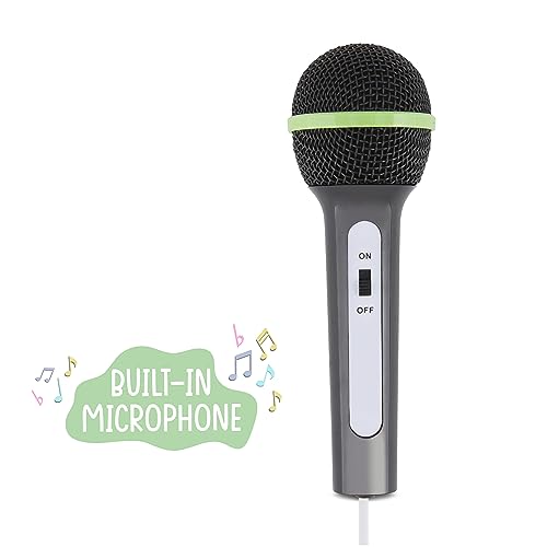 Singimals Kids Karaoke Speaker with Microphone - Unleash Your Child's Inner Superstar, Bluetooth v5.1, 12H Playtime, 5W Speaker, Multicolor LED Lighting, Bam Bam The Panda