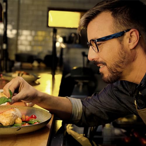 Echo Frames (3rd Gen) | Smart audio glasses with Alexa | Round frames in Blue Tortoise with prescription ready lenses