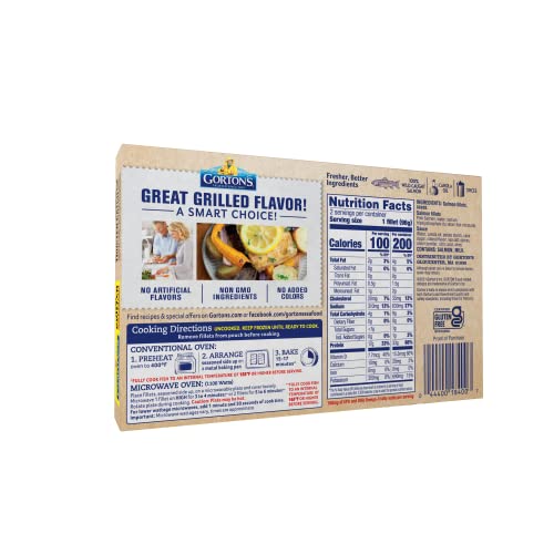 Gorton's, Classic Grilled Salmon, 6.3 oz (Frozen)
