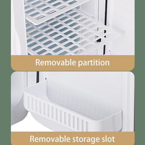 Compact Fridge, Portable Personal Refrigerator, Small Refrigerators Great for Skin Care, Cosmetics, Beverage, Food, Bedroom, Office, Car
