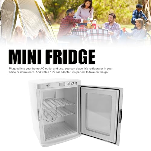 Mini Fridge, 25 Liter/3 Layers Portable Cooler and Warmer Personal Refrigerator for Skin Care, Cosmetics, Beverage, Food,Great for Office, Car(US Plug 110V)