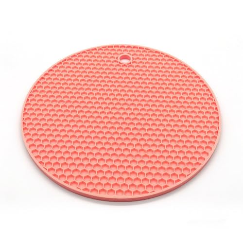 LBYJIAI Ultra Thick 8mm Silicone Trivets for Hot Dishes Pots and Pans, Silicone Trivet Mat Hot Plates to Protect Table, Silicone Hot Pads for Kitchen Counter, Pot Holders