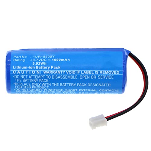 Synergy Digital Personal Care Battery, Compatible with Rowenta EP8002 Personal Care, (Li-ion, 3.7V, 1600mAh) Ultra High Capacity, Replacement for Rowenta 1UR18500Y Battery
