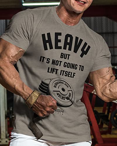 Lift Heavy Motivational Workout Shirts for Men Cool T-Shirt