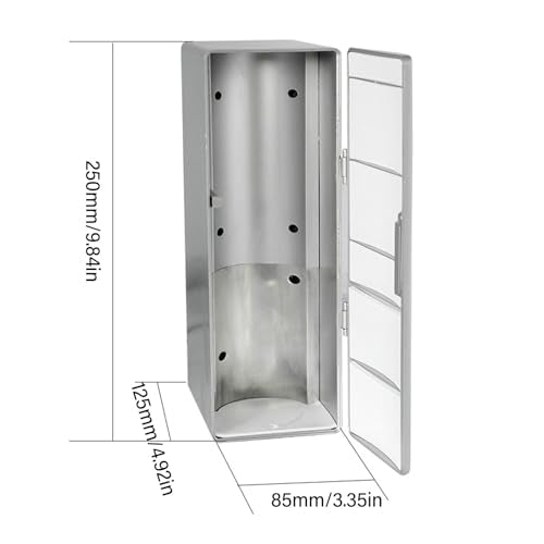TOPINCN Portable Fridge, Mini Fridge Skincare Fridge for Bedroom, Portable Compact Personal Fridge Cooler and Warmer 5W Car Refrigerator Portable Freezer Electric Cooler for Home Car
