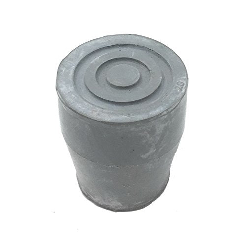 PCP Replacement Walker or Commode Tips, 1 inch / 2.5 cm Diameter (Gray, Set of 4)