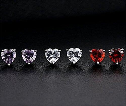 Wome'S Elegant Necklace +Earrings Lady Jewellery Crystal Pendant For Girls Decoration Red Stable Attractive