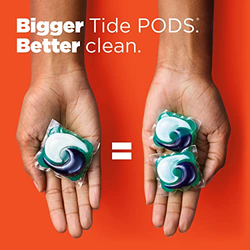Tide Ultra OXI Power PODS with Odor Eliminators Laundry Detergent Pacs 63 Count For Visible and Invisible Dirt (Pack of 1)