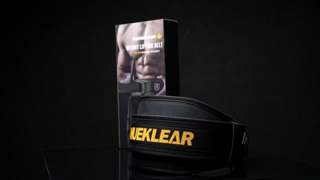 Weight Lifting Belt, Lifting Belts for Women Men, MANUEKLEAR Weightlifting Belt Quick Locking Back Support for Bodybuilding, Fitness, Powerlifting, Cross Training, Squats, Workout, Exercise