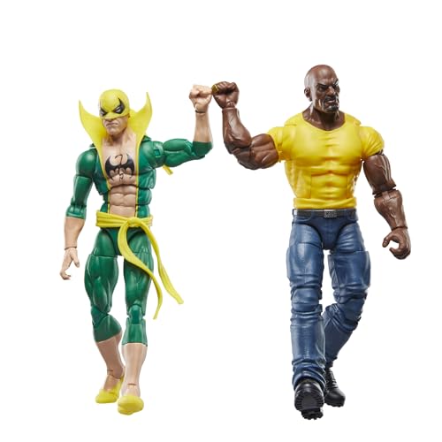 Marvel Legends Series Iron Fist and Luke Cage, 85th Anniversary Comics Collectible 6-Inch Action Figures