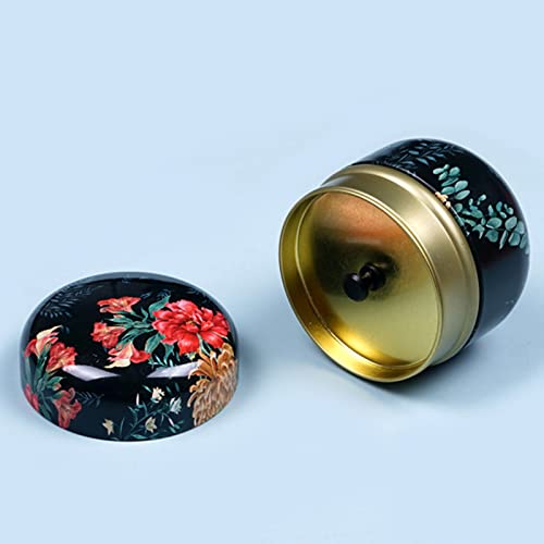 Japanese Kitchen Tea Box Jar Storage Holder Sweetmeats Candies Cans Teaware Tea Caddies Tin Containers Storage Box Cans With Lids