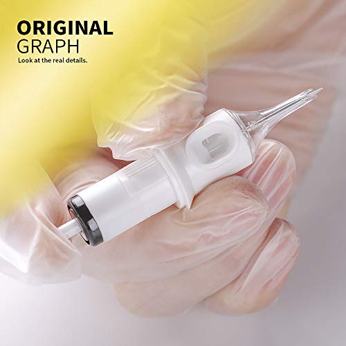 Hawink Tattoo Cartridge Needles #10 Bugpin 11 Magnum M-Taper 20PCS with Membrane Professional Disposable EN05S-20-1011M1
