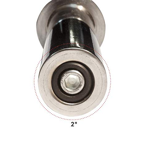 Body-Solid Olympic Bar Rod with Heavy Duty Grade Construction for Weights Lifting Equipment, Strength Training and Fitness Workouts For Home Gym Dumbbell Barbell, 44LB 7FT