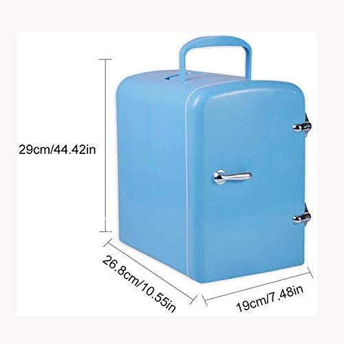 Mini Fridge with Cooler and Warmer Small 4 Liter Large Capacity Portable Compact Personal Fridge Makeup Skincare Fridge