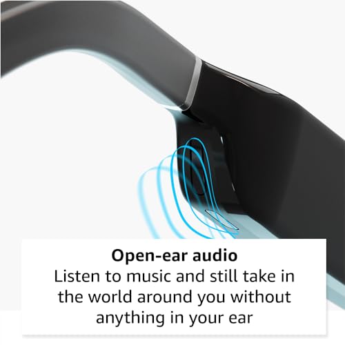 Echo Frames (3rd Gen) | Smart audio glasses with Alexa | Round frames in Blue Tortoise with prescription ready lenses