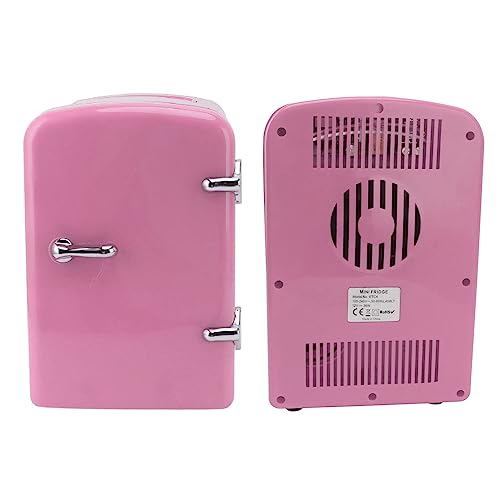 Tissting Mini Beauty Fridge 4L Capacity Portable Small Skincare Refrigerator Cosmetic Makeup Cooler Warmer Personal Refrigerator for Home, Office(#8)