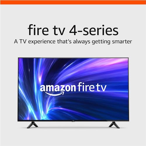 Amazon Fire TV 43" 4-Series 4K UHD smart TV with Fire TV Alexa Voice Remote, vibrant picture quality, stream live TV without cable