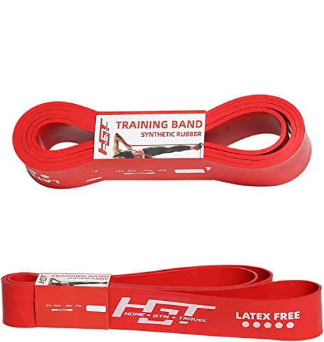 HGT Long Resistance Band - Extra Strength Latex-Free Workout Band for Women & Men - Supports Stretching, Yoga & Pilates - Exercise Equipment for Home/Gym Workouts