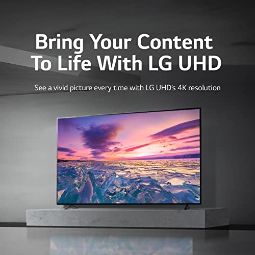 LG 50-Inch Class UQ7570 Series 4K Smart TV, AI-Powered 4K, Cloud Gaming (50UQ7570PUJ, 2022), Black