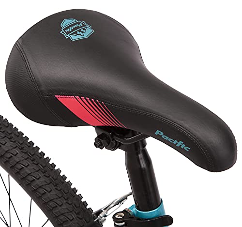 Pacific Cavern Youth/Adult Mountain Bike, 7 and 21 Speed Twist Shifter Options, 12-17.5-Inch Steel Frame