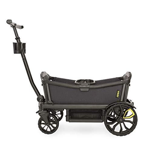 Veer Cruiser | Next Generation Stroller Wagon for Kids | The Feel and Safety of a Premium Stroller with The Fun of a Lightweight, Rugged Wagon | Push/Pull/Push-Along | Fully Collapsible