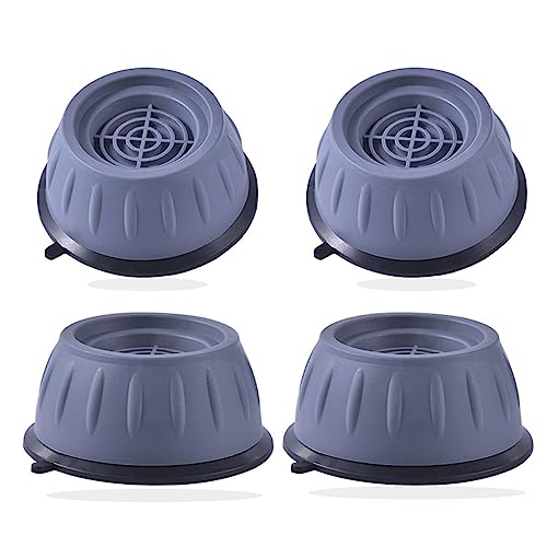 4 Pcs Washing Machine Foot Pads for Anti-Vibration Anti-Walk, Noise Reducing Anti Slip Anti Vibration Rubber Washing Machine Feet Pads, Anti-Walk Dryer Washer Vibration Pads