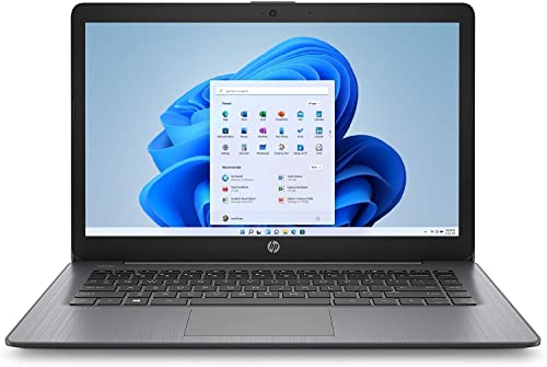 HP Stream 14-inch Micro-Edge HD Laptop, Intel Celeron N4000, 8GB RAM, 320GB Storage(64GB eMMC+256GB Micro SD), Windows 11 in S Mode with Office 365 Personal for 1 Year (Brilliant Black), W/GaLiMu