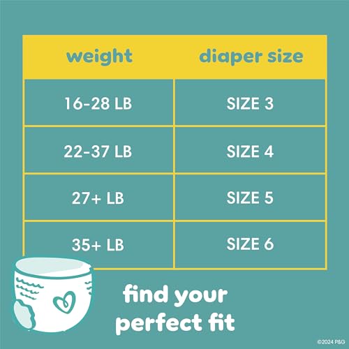 Pampers Swaddlers 360 Pull-On Diapers, Size 4, 132 Count, One Month Supply, for up to 100% Leakproof Skin Protection and Easy Changes