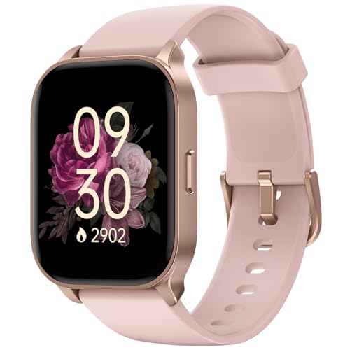 Smart Watch for Women(Answer/Make Calls), Alexa Built-in, Fitness Tracker, Heart Rate/Sleep Tracker/100 Sports/IP68 Waterproof, Smartwatch Compatible Android iPhone