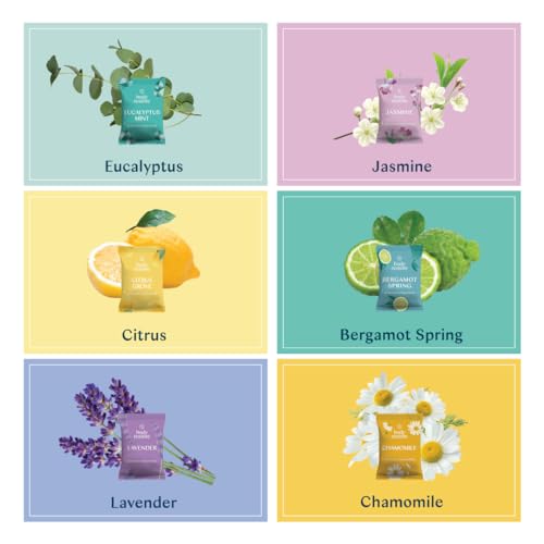 Body Restore Shower Steamers Aromatherapy 6 Packs - Fathers Day Dad Gifts, Relaxation Birthday Gifts for Women and Men, Stress Relief and Effortless Self Care, Bloom Variety Scent Shower Bombs