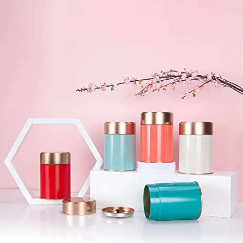 Kitchen Tea Box Jar Storage Holder Sweetmeat Candies Cans Teaware Tea Caddies Tin Containers Storage Box 4 Colors Choose Tin Cans With Lids