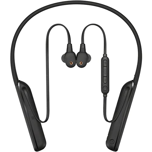 Sony WI-1000XM2 Industry Leading Noise Canceling Wireless Behind-Neck in Ear Headset/Headphones with mic for phone call with Alexa Voice Control, Black