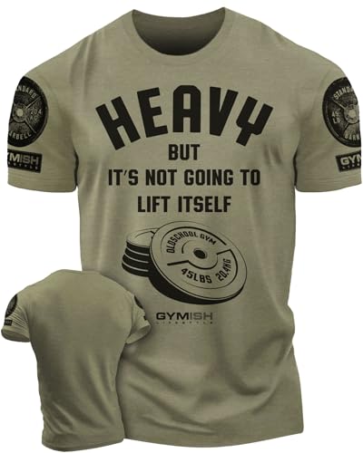 Lift Heavy Motivational Workout Shirts for Men Cool T-Shirt