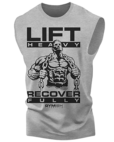 Lift Heavy Recover Fully T-Shirts for Workout, Funny Gym Shirt for Men