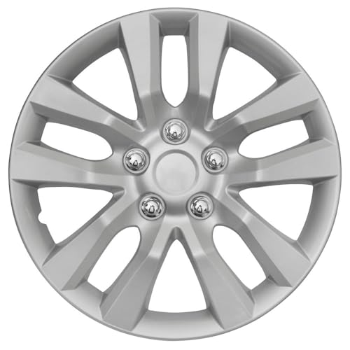 BDK (4-Pack Premium 16" Wheel Rim Cover Hubcaps OEM Style Replacement Snap On Car Truck SUV Hub Cap - 16 Inch Set, KT-1049-16_amaz1