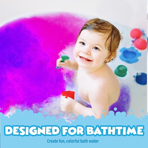 Tub Works® Bath Color Fizzies, 150 Count | Nontoxic & Fragrance-Free