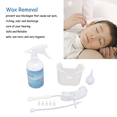 Home Ear Wax Cleaning System - 500ml Irrigation Kit for Safe, Gentle Earwax Removal and Hearing Care