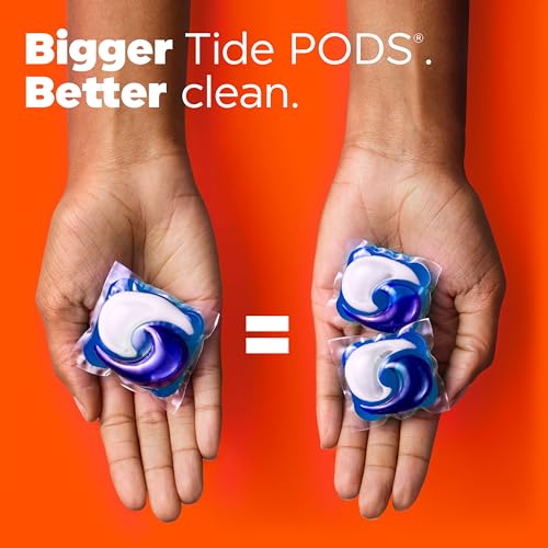 Tide Power Pods Laundry Detergent Pacs with Febreze Sport, 45 Count, Febreze Freshness with Sport Odor Defense