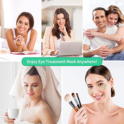 BREYLEE Aloe Vera Eye Mask– 60 Pcs - Puffy Eyes and Dark Circles Treatments – Look Younger and Reduce Wrinkles and Fine Lines Undereye, Improve and Firm eye Skin - Pure Natural Material Extraction