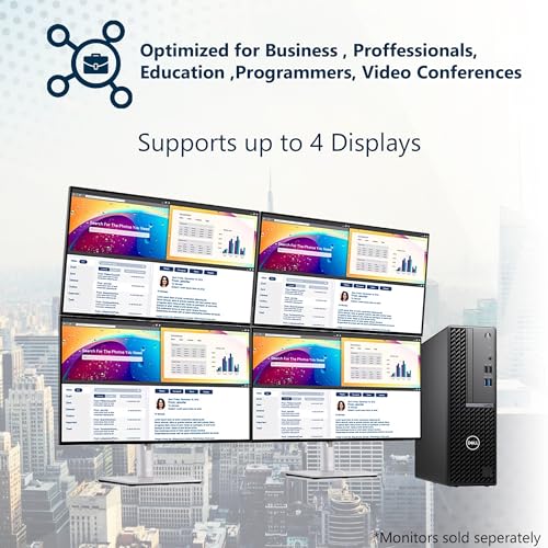 Dell Optiplex 7000 7010 SFF Intel i5-13500 (14 Cores, Beats Intel i7-12700T), 16GB RAM, 512GB NVMe, RJ-45, DP Port, HDMI, Wired KB & Mouse, W11P, 3YR, Business Desktop