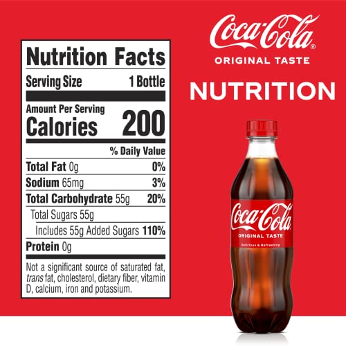 Coca-Cola Soda Soft Drink, 16.9 fl oz, 6 Pack