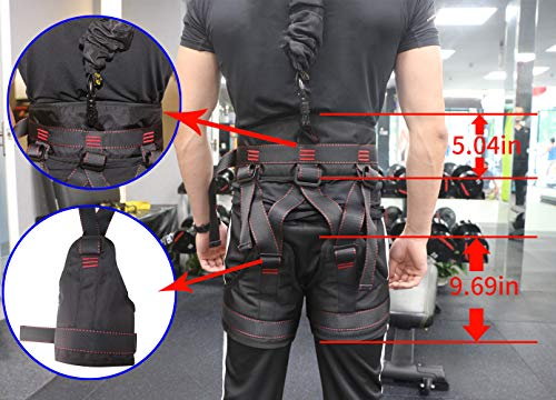 DASKING Upgraded Version Heavy Yoga Bungee Rope Resistance Belt Bungee Workout Training Tool Equipment for Home Gym Yoga