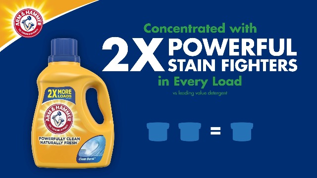 Arm & Hammer Clean Burst, 170 Loads Liquid Laundry Detergent, 170 Fl oz