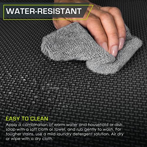 ProsourceFit Extra Thick Puzzle Exercise Mat, EVA Foam Interlocking Tiles for Protective, Cushioned Workout Flooring for Home and Gym Equipment