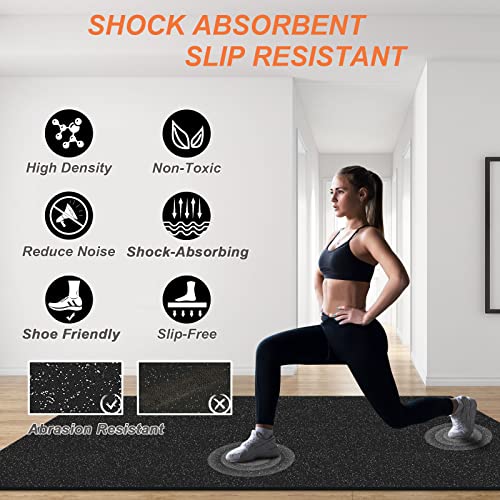 innhom 12/24/48 Tiles Gym Flooring Gym Mats Exercise Mat for Floor Workout Mat Foam Floor Tiles for Home Gym Equipment Garage